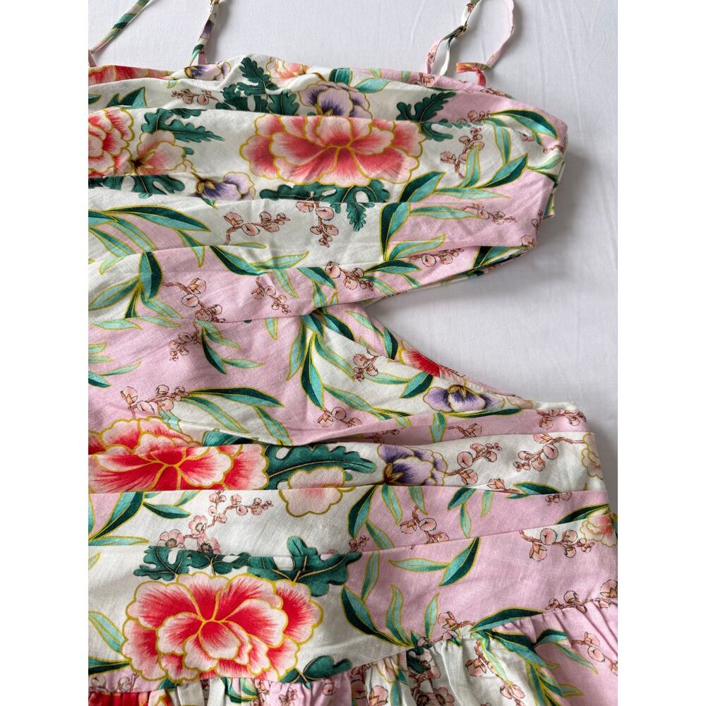 Agua Bendita Mini Dress Cade Korin Floral Cut out Dress Size M NWT - Picture 4 of 6